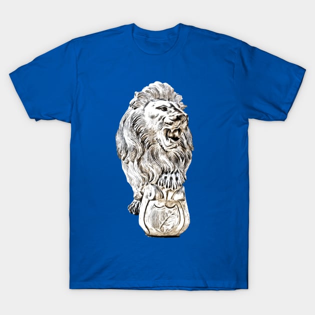 Lion - Guard T-Shirt by Evgeniya